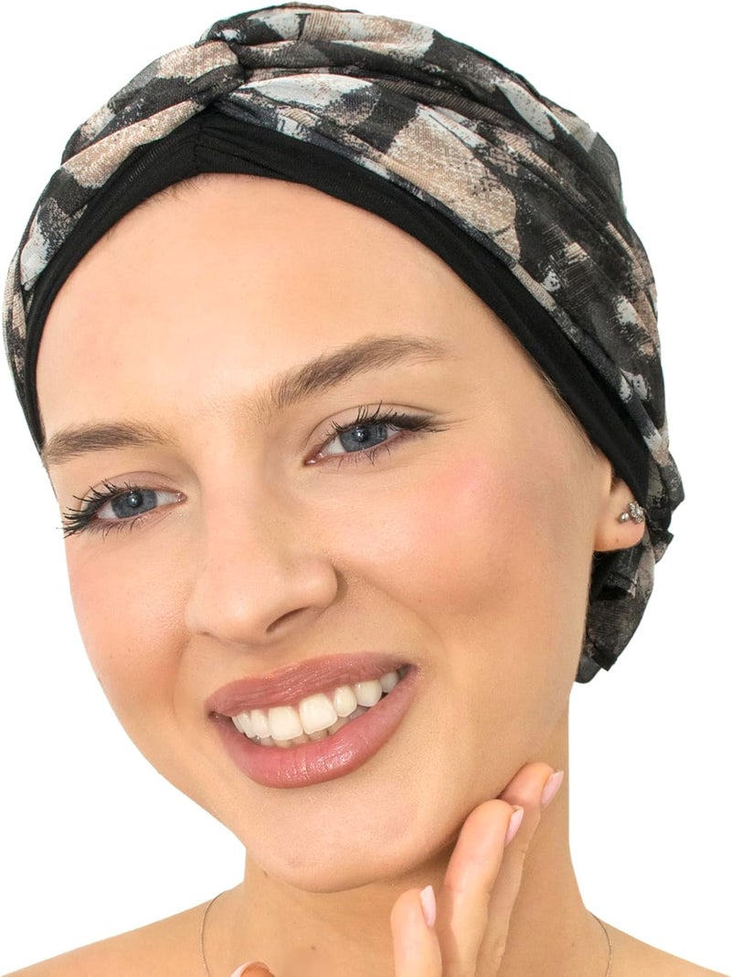 CAPLORD Head Scarf for Women Skull Cap Chemo Patients Headwear Cancer Hair Loss Scarf Headwrap Cover Hat Turban Covering Wrap - Image 5
